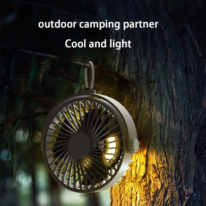 

Multifunctional Fan 5.5W 2000mAh USB Rechargeable Portable Outdoor Camping Ceiling Fan with Led Light And Smart Control
