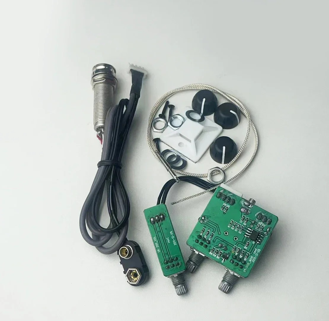 3-полосный звукосниматель Akoestische Gitaar для Met Zachte Zadel Piezo Volume Bass Treble Control Accessoires Onderdelen