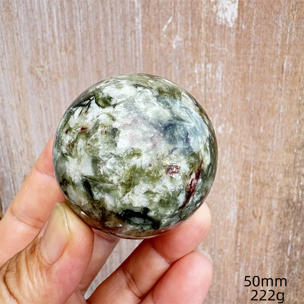 

Зеленый турмалин хрустальный шар для дома