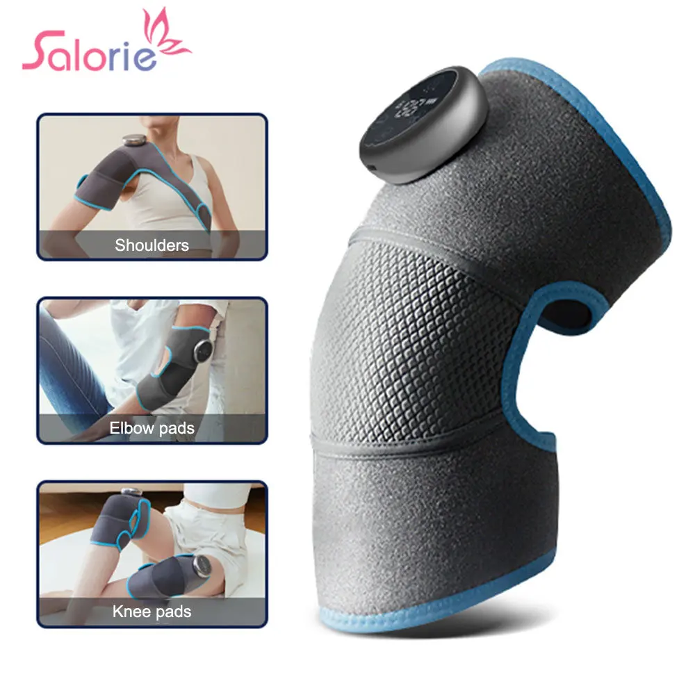 

Magnetic Compress Heat Therapy Knee Pad Massager Relieve Arthritis Pain Vibration Legs Joint Brace Support Heat Foot Leg Massage