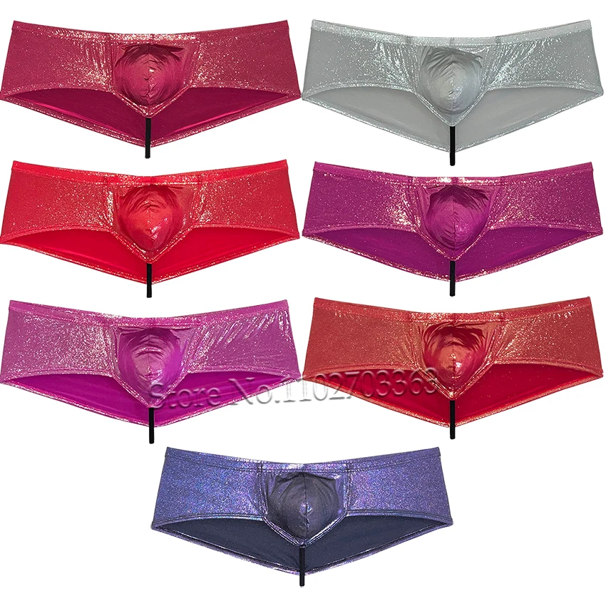 Мужские сексуальные хипстерские трусы-боксеры в стиле хип-хоп с мокрым внешним