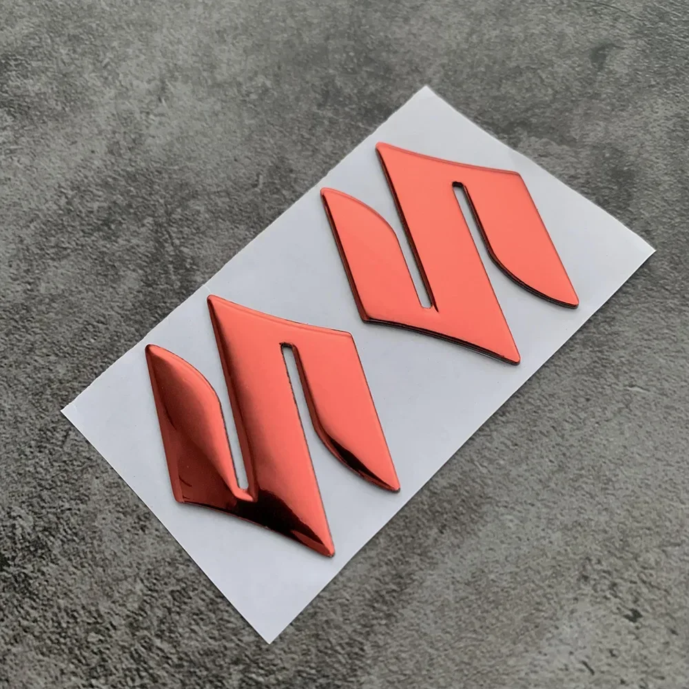 3D наклейки для мотоцикла Suzuki наклейка на бак Золотая эмблема 2 шт.