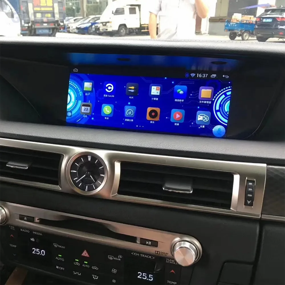 Android 13 qled экран RHD для Lexus GS 350 F Sport 200t Gs350 2015 2016 2017 автомобильное радио
