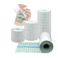 medical pu film roll wound care dressing adhesive bandage transparent waterproof wound dressing polyurethane fixation tape roll