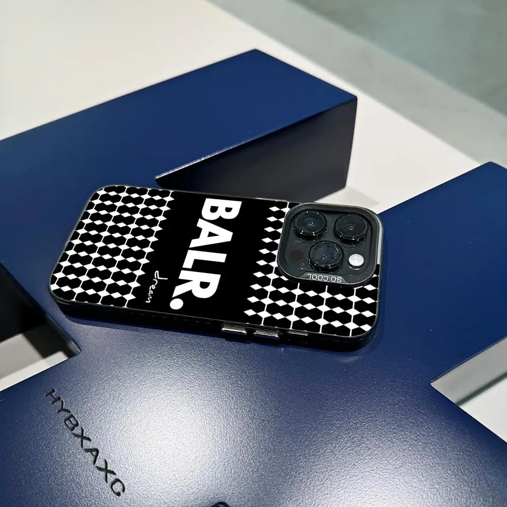 Роскошный дизайн B-Balr Чехол для телефона IMD ДЛЯ IPhone 16 15 14 13 Pro Plus ProMAX Подходит Samsung