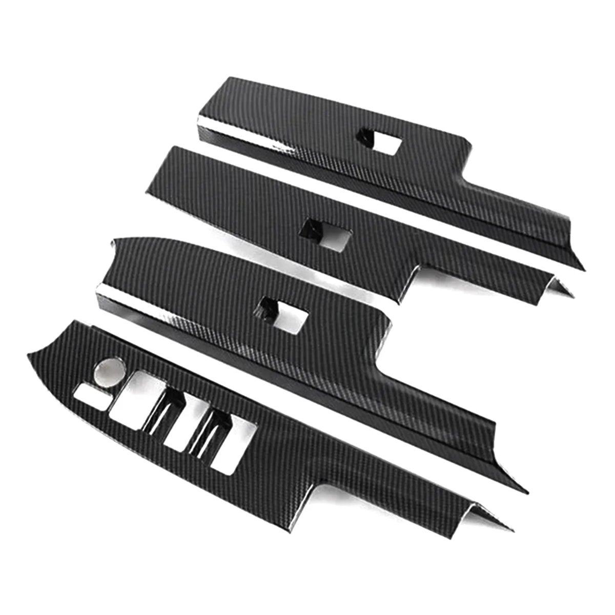 4 шт. кнопки для подъема стекла автомобиля крышка переключателя отделка двери