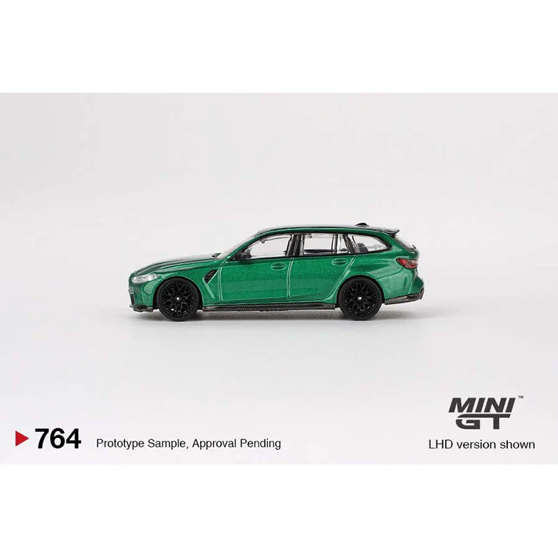 MINIGT 764 1:64 M3 Competition Touring Lsle Of Man зеленый металлик литая под давлением диорама