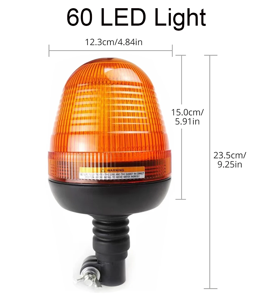 

Гибкий аварийный стробоскоп для трактора, грузовика, Мигающий Желтый сигнальный сигнал, маячок для прицепа, лодки, 12 В, 24 В