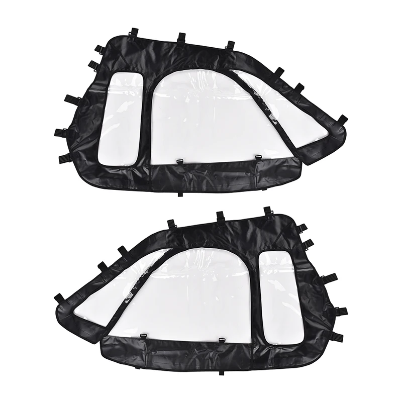 

Прозрачные Мягкие ПВХ-окна Для Polaris RZR XP 1000 / XP Turbo 2014-2023, Боковые Накладки На Двери UTV, Ветрозащитные