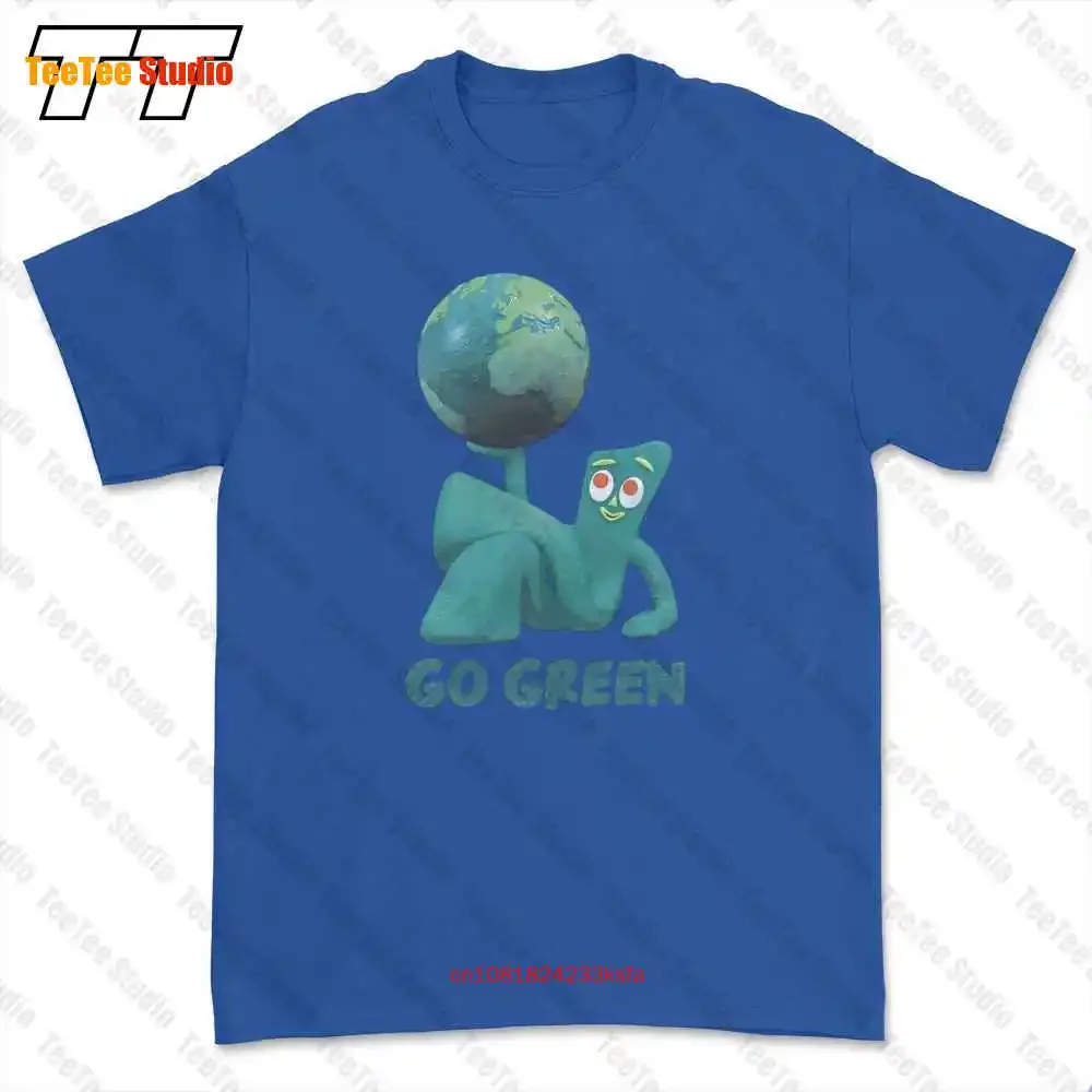 Gumby Go Green Logo T-shirt Tee S9U5