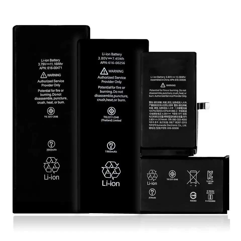 BoFeite Battery For Apple iPhone X 6 7 8 Plus 11 12 13 14 Pro 14plus XR XS MAX Mini SE2 5S 5C SE 6S 6Plus 7Plus Lithium Bateria enlarge