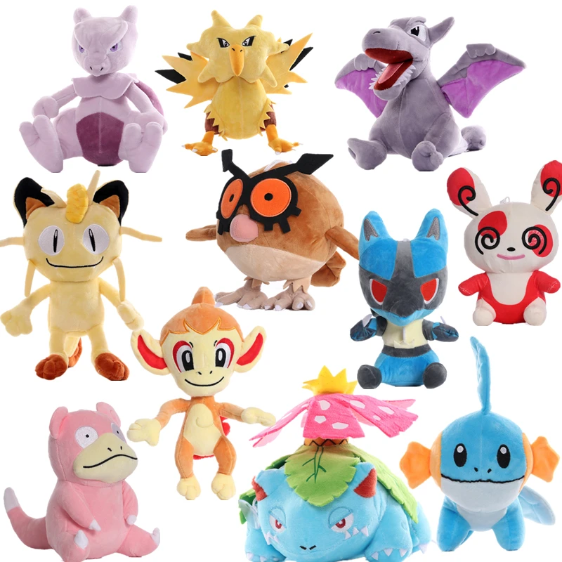 

15-35cm Pokemon Dark Lightning Pikachu Pichu Cartoon Cute Anime Figure Stuffed Plush Dolls Pendant Toys Girl Kids Xmas Gifts