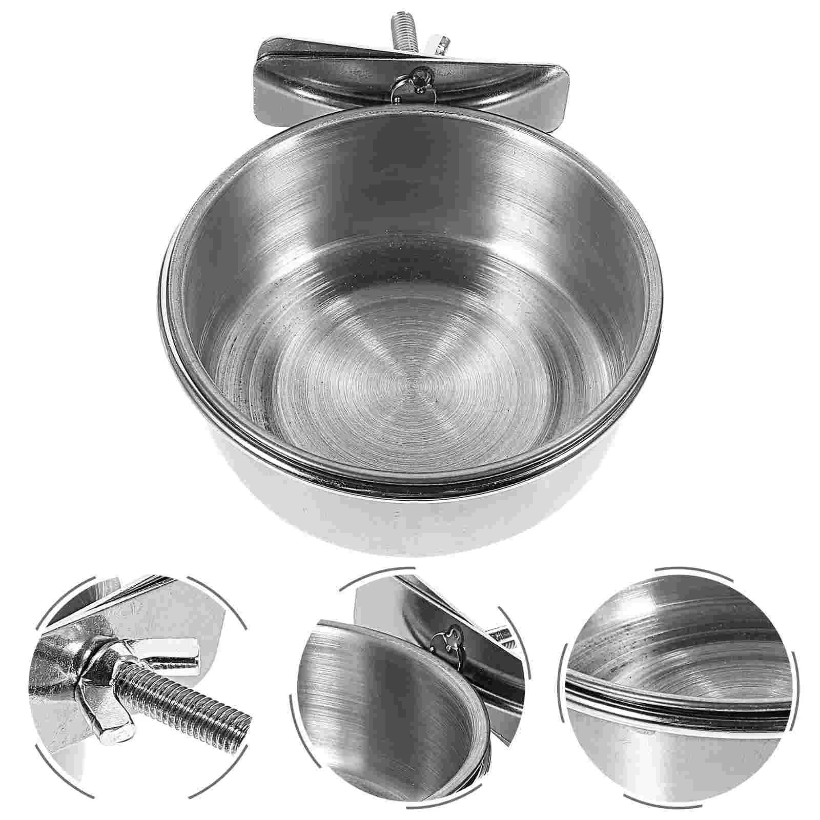 

3Pcs Bird Feeder Parrot Cage Bowl Parrot Feeding Cup Feeding Basin for Bird Bowl