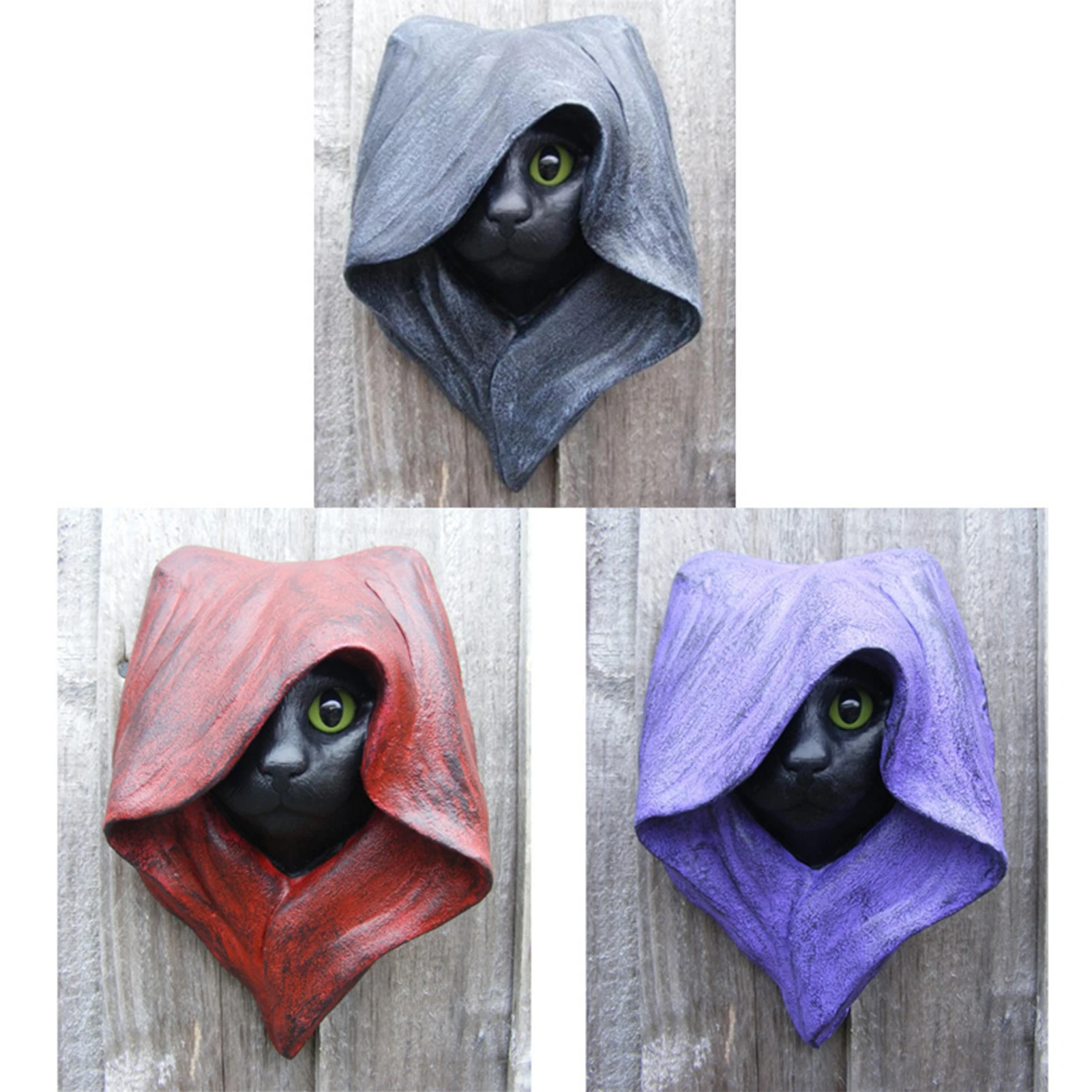 

Настенное украшение на Хэллоуин, мистическое искусственное окрашенное изделие из смолы, простое в установке украшение для дома, спальни, са...