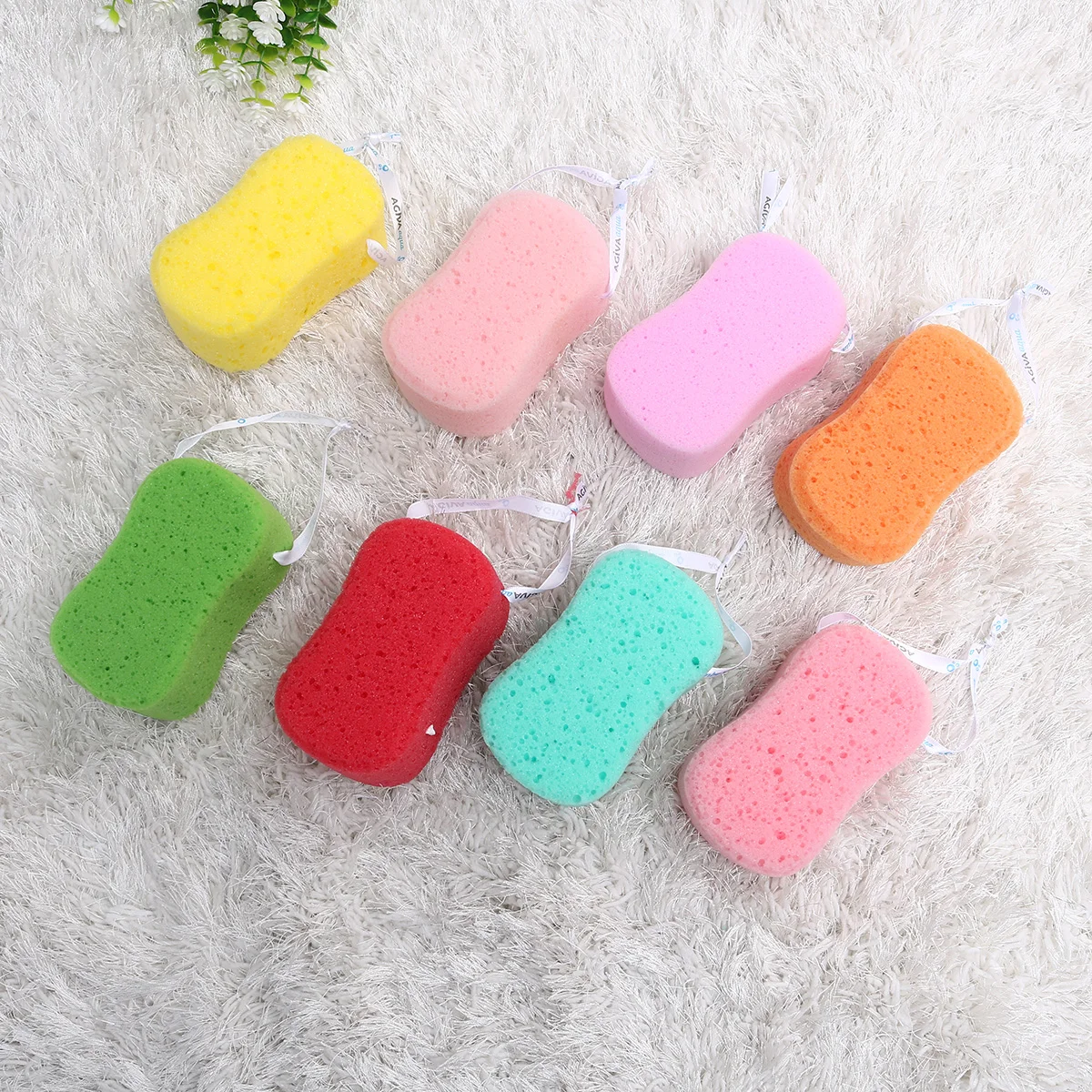 

Sponge Body Bath Shower Spongesexfoliating Scrubber Loofah Soft Pouf Babypainless Wash Cleaning Brush Natural Loofahs Fiber