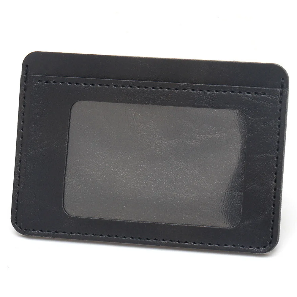 

Ultra-thin Id Credit Card Holder Mini Business Bank Card Case Black Women Men Wallet Small Cards Cover Pouch Case Bag