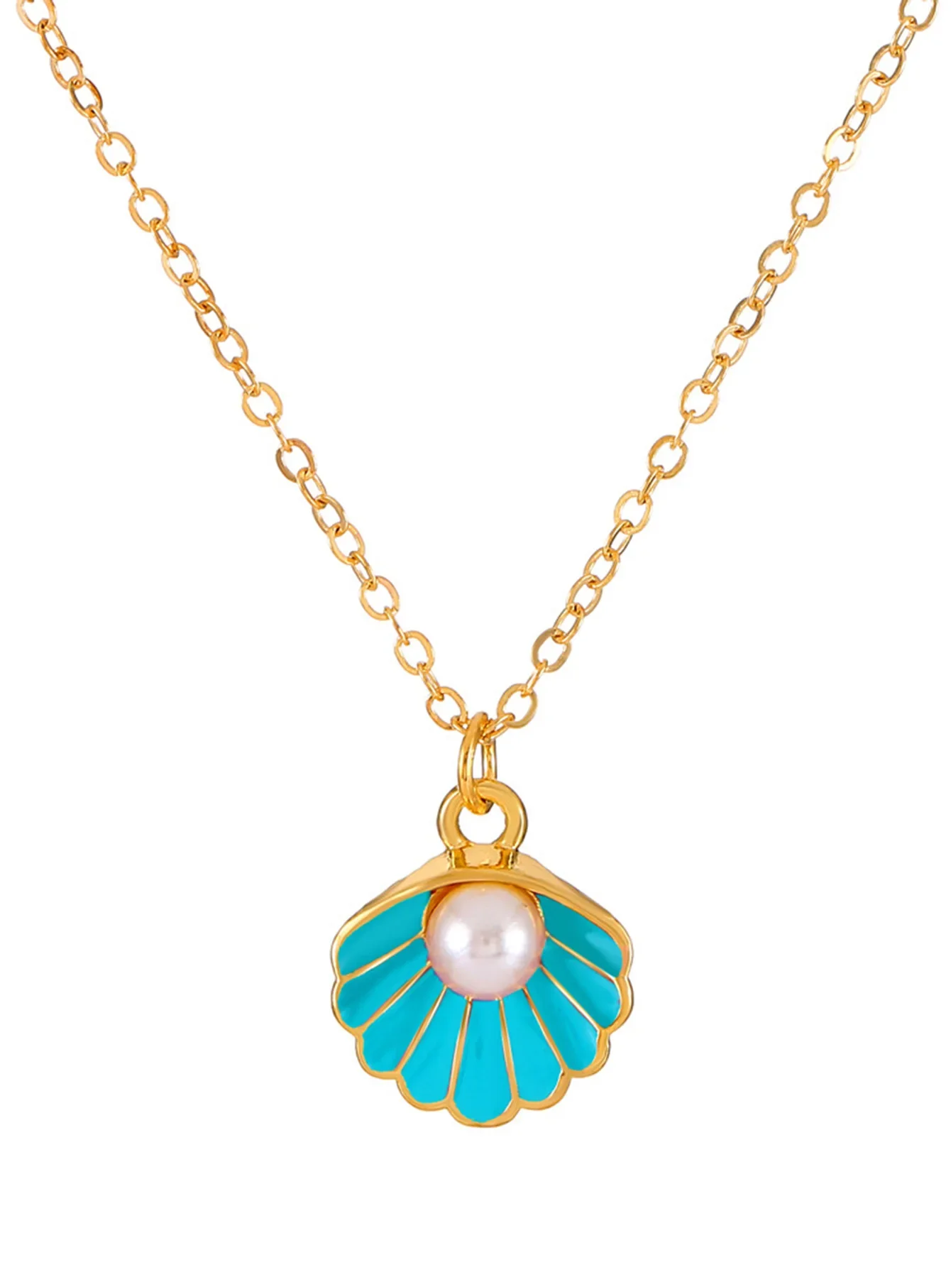 Пляжное ожерелье с ракушкой