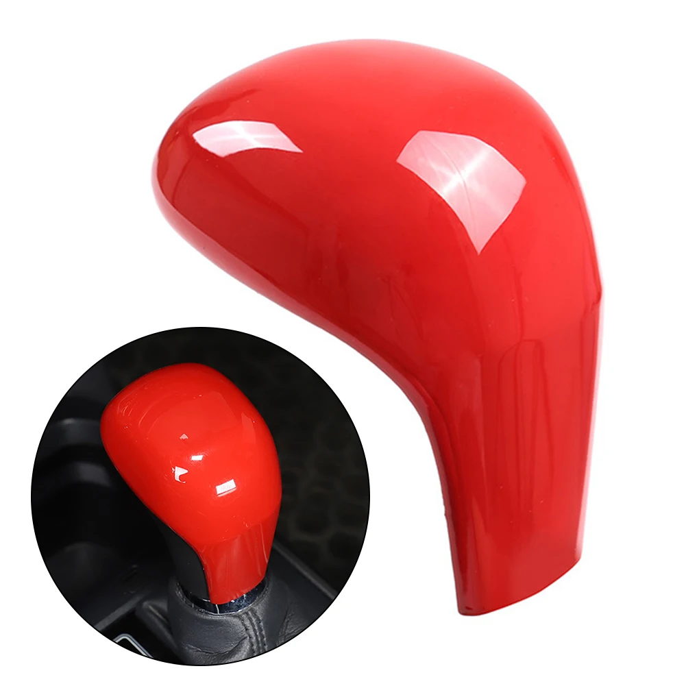 

For Tacoma 2016-2020 ABS Car Carbon Fiber Gear Shift Knob Cover Trim Interior Accessories Easy To Install