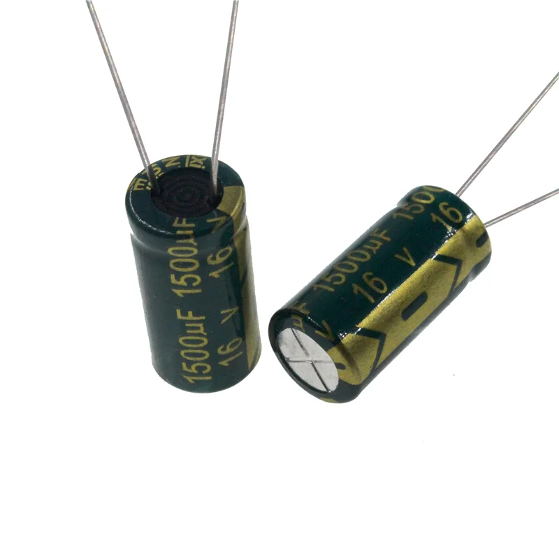 

20pcs 1500uF 16V 1500MFD 16Volt 10*20mm Aluminum Electrolytic Capacitor Radial 1500mf16v 1500uf16v 16v1500mf 16v1500uf
