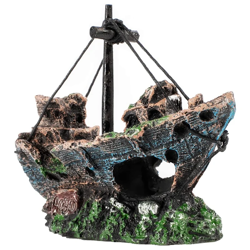 

Украшение для аквариума-аксессуары для аквариума, украшение для корабля, украшение из полимерного материала для корабля