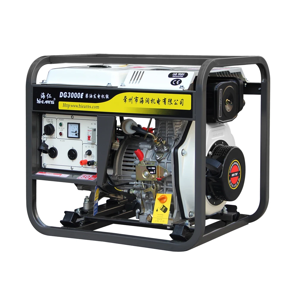 Bravoarns заводской новый стиль 3 кВт электрические генераторы die-sel с открытой рамой и