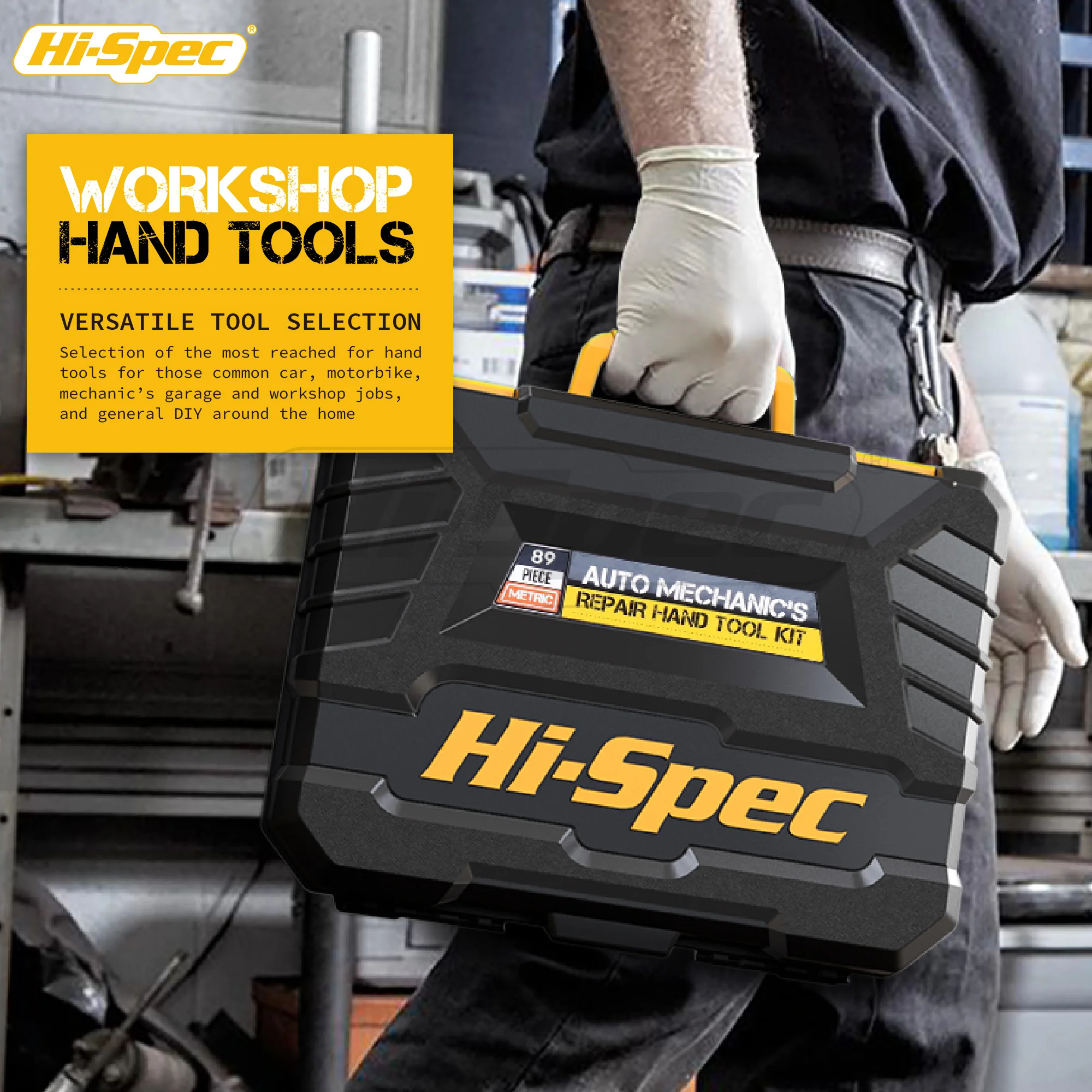 Hi-Spec 53 шт. набор инструментов для дома и гаража насадки водителя мастерская