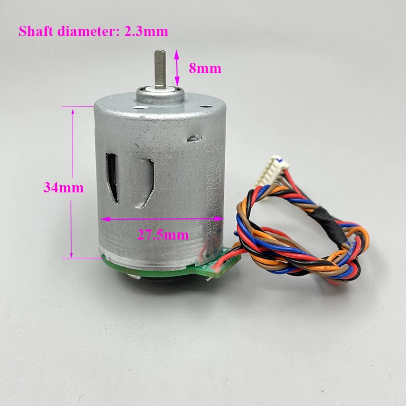 Микро-стандартный телефон/15260, двигатель для угольной щетки, D-вал, постоянный ток, 12 В, 7000 об/мин, с кодировщиком