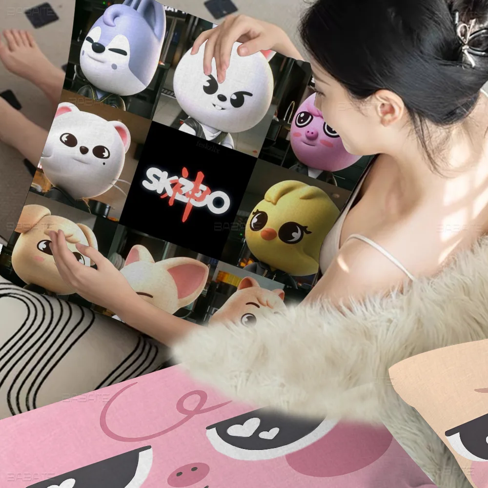 Милый S-Skzoo-o K-Kpop S-Stray K-Kids чехол для подушки с кленовым дизайном декор счастливого