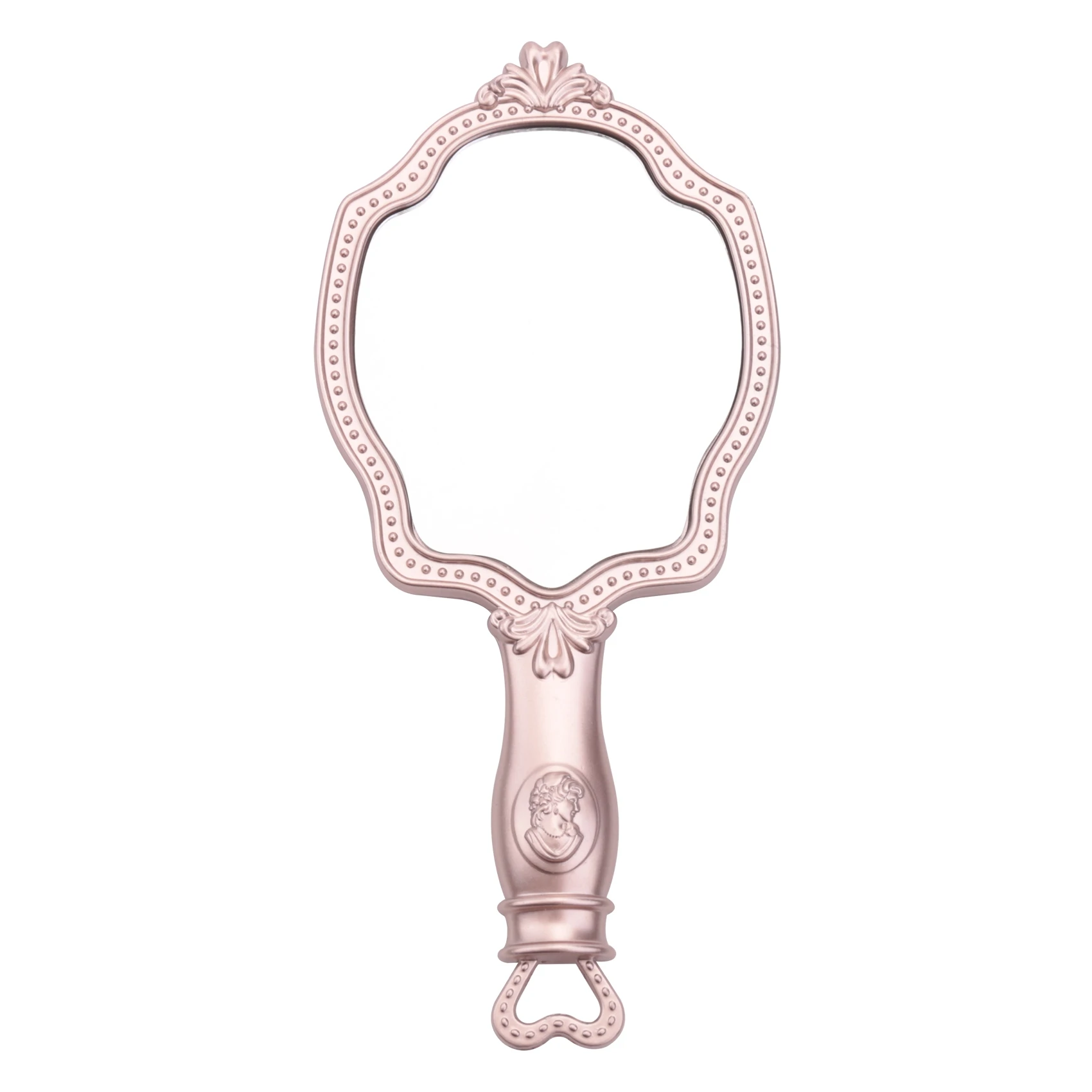 

Girls Cosmetic Vintage Vanity Mirror Princess Mini Make-up Hand Mirror Makeup Hand Mirror Unique Gift for Girl