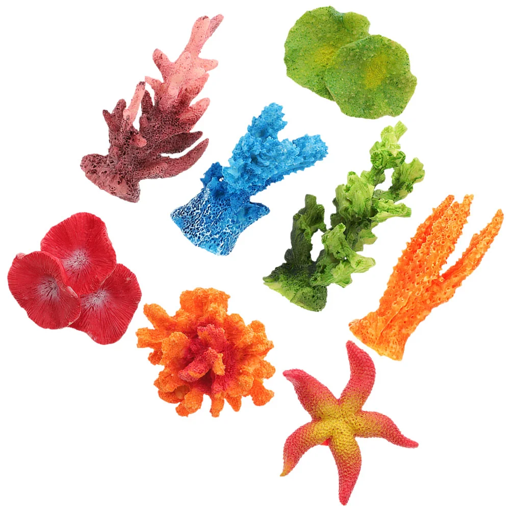 

Mini Coral Flower Aquarium Accessories Fish Tank Decors Wear-resistant Landscape Corals