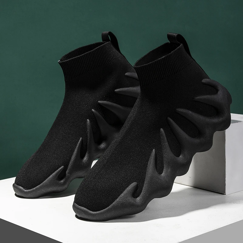 Высокие кроссовки-носки для мужчин и женщин модная спортивная обувь в стиле