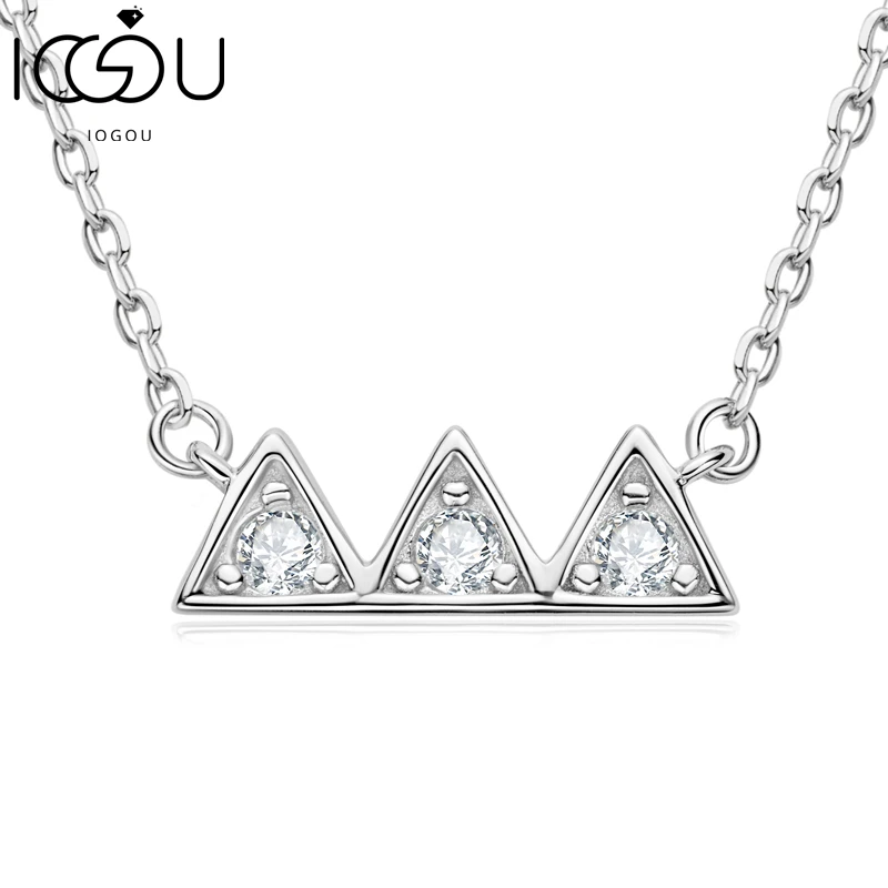 

Ожерелье женское из серебра 925 пробы с муассанитом, 2,5 мм