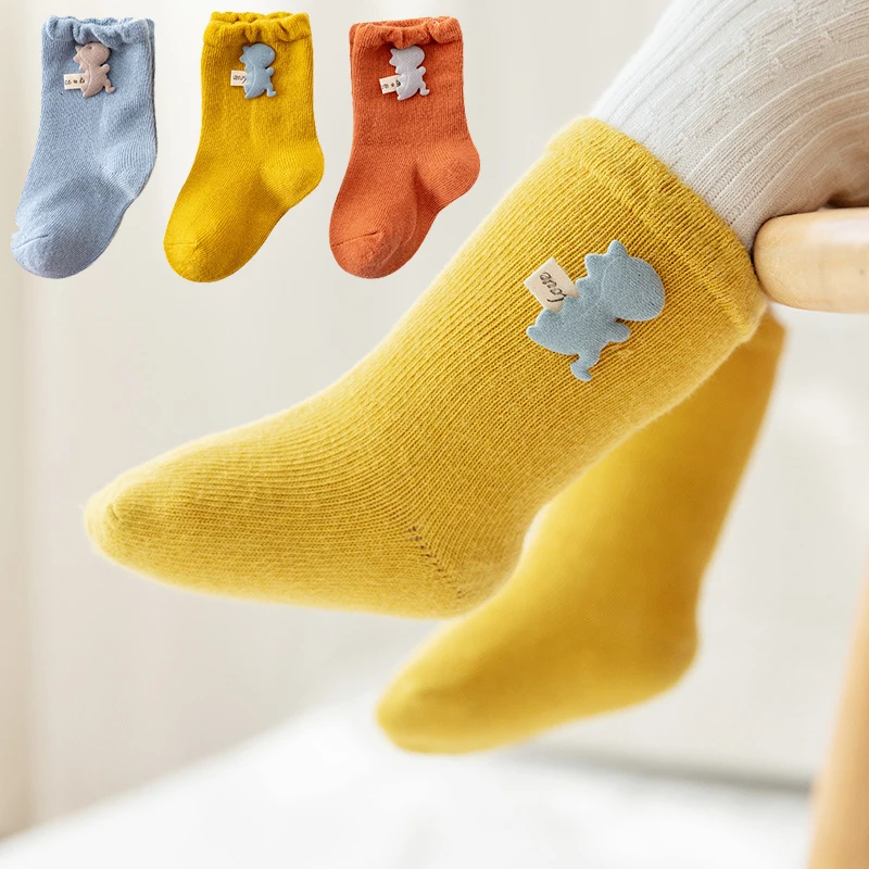 

Новинка, Осень-зима, детские носки, свободные детские носки, Мультяшные аксессуары, носки для новорожденных