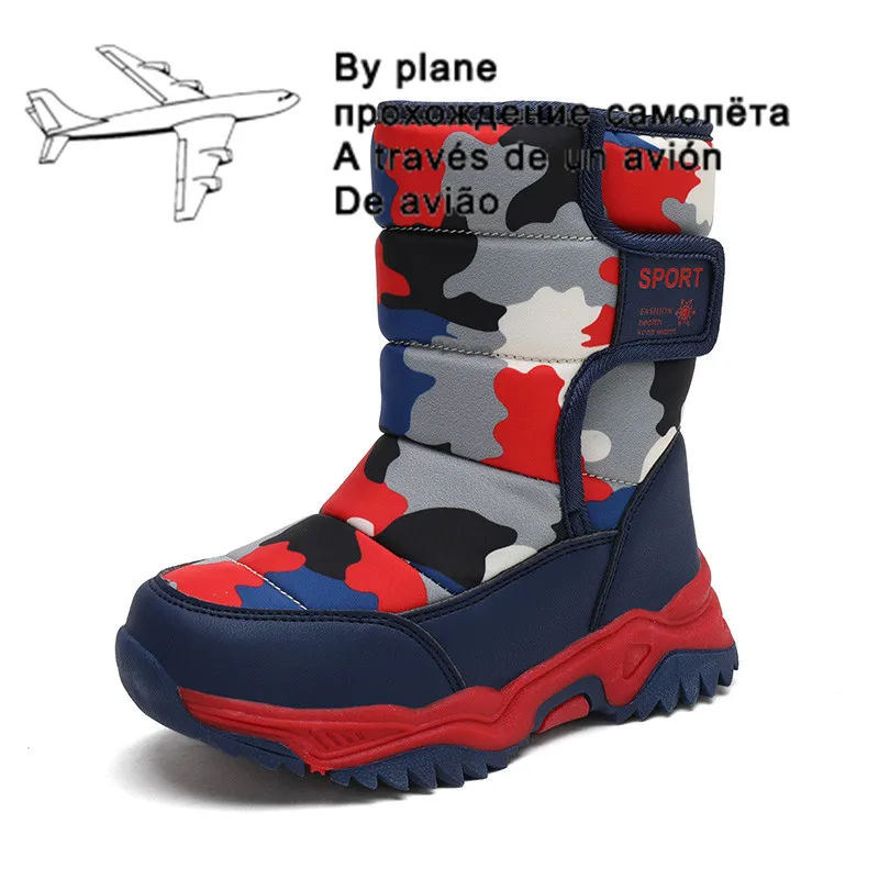 

30% Real Wool Winter Warm Baby Shoes Waterproof Children's Snow Boots -30 Degree Keep Warm Girls Boys Snow Boots Kids Shoes