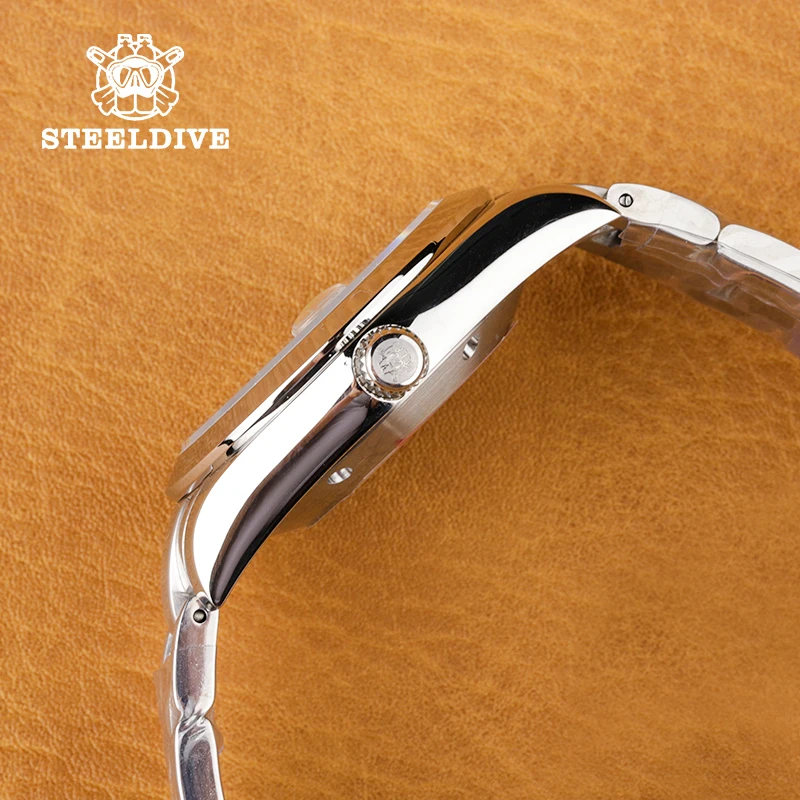 Часы Steeldive SD1934 Мужские механические Роскошные автоматические светящиеся в воде с