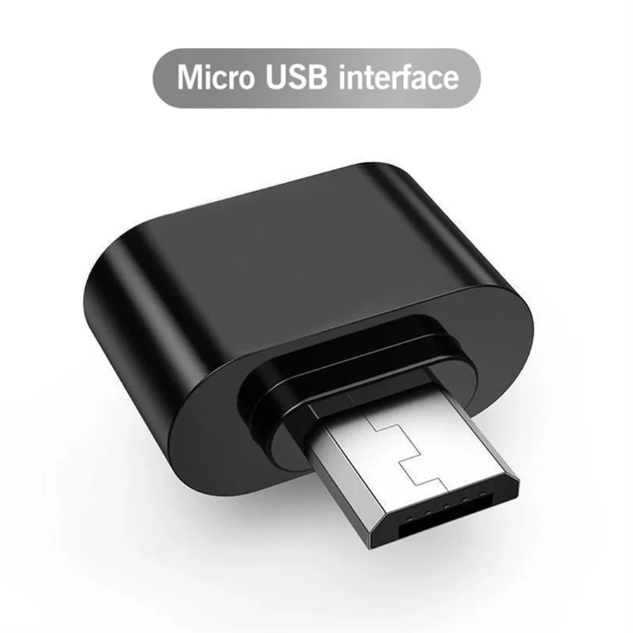 

100 шт. преобразователь Micro USB в USB для планшетного ПК Android USB 2,0 Mini OTG USB кабель OTG адаптер Micro Female конвертер адаптер