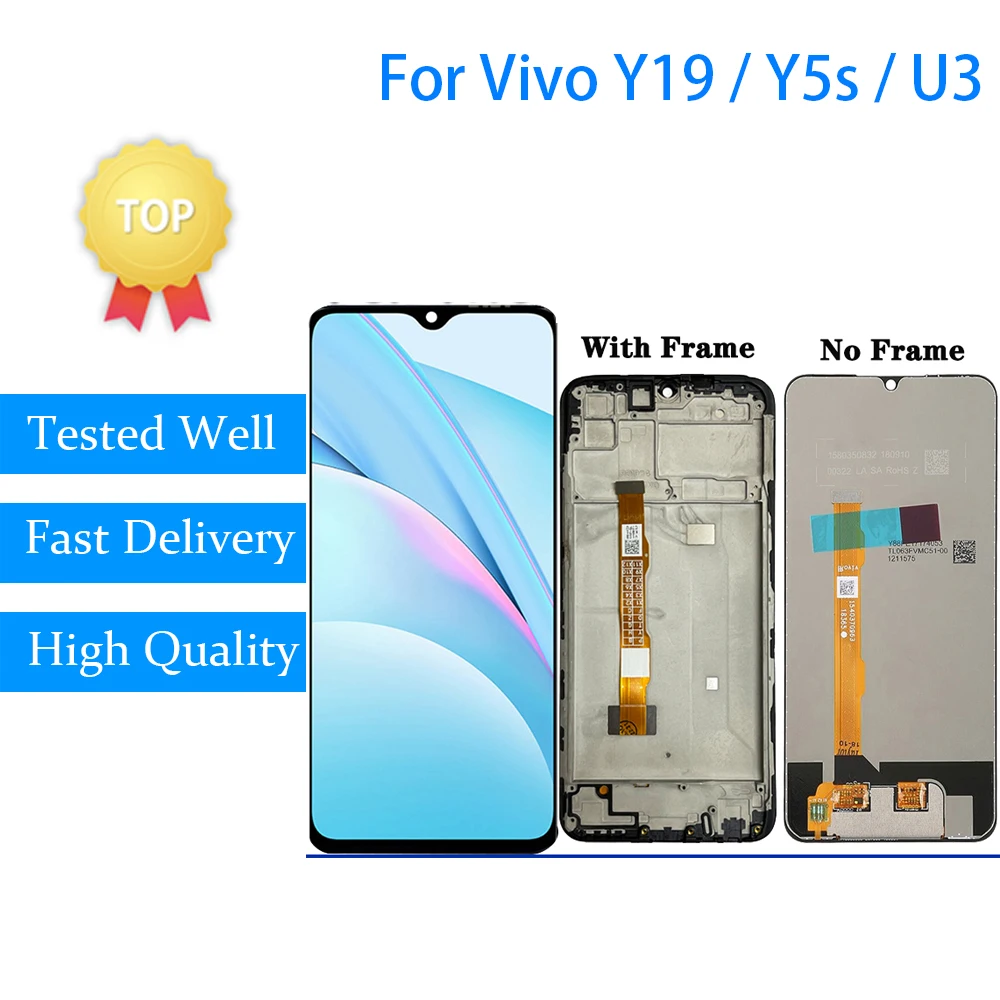 

For VIVO Y19 Y5S Z5i U3 U20 LCD 1915 V1934A V1941A LCD Display Screen Touch Digitizer Assembly Replacement Panel Parts