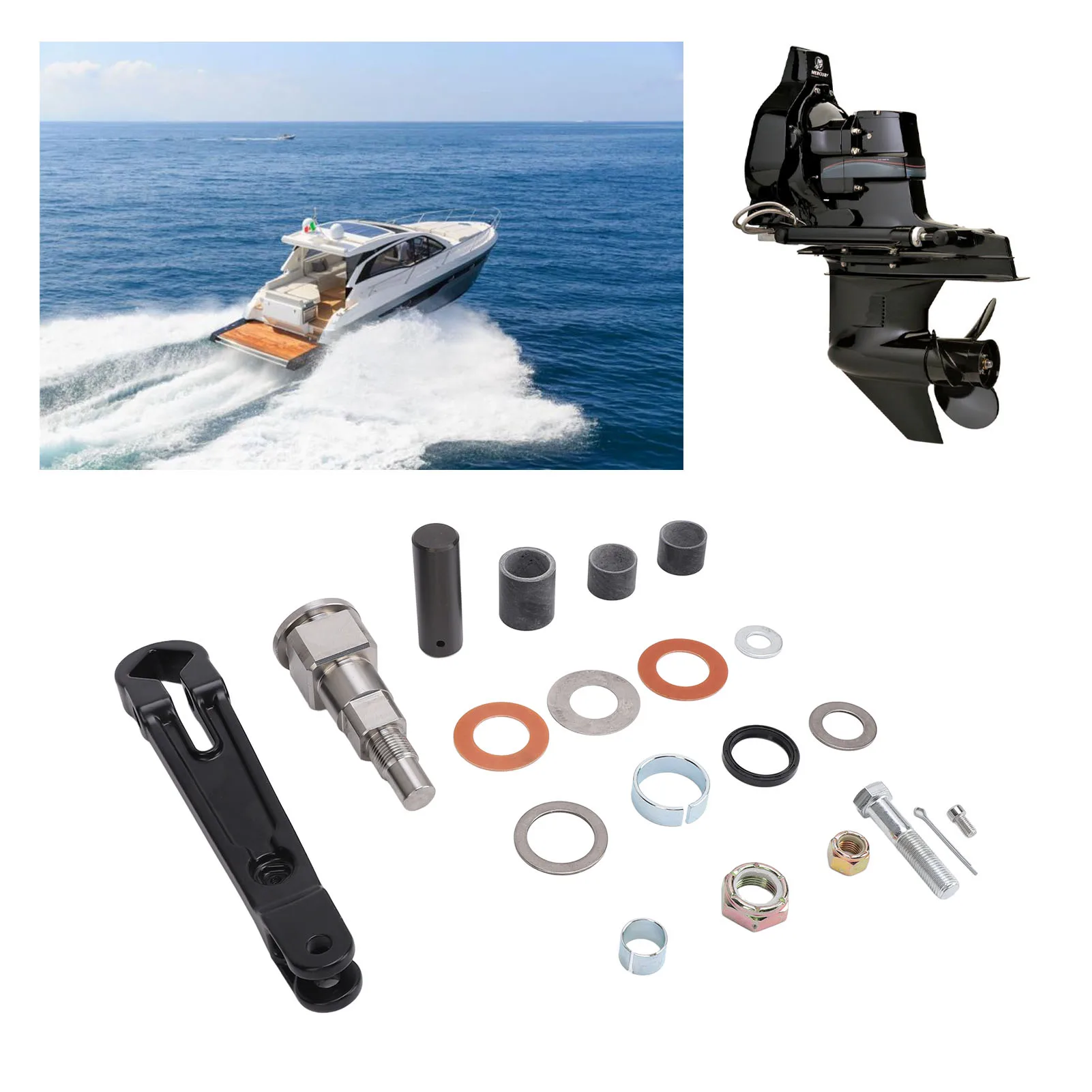 

Верхний Штифт Вала Рулевого Рычага Cardinal Для MerCruiser Bravo Alpha One Gen 2 — Прочный 866322 A01 Сменный Металлический С...