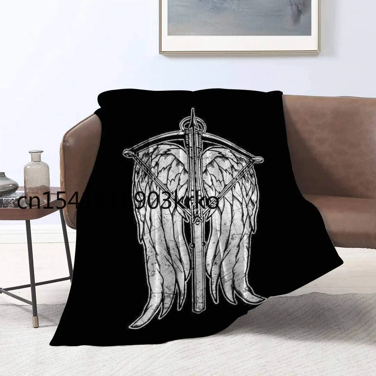 

Ucaptain Крылья Ангела и арбалет грязный Многофункциональный фланелевый Плюшевый Декоративный мягкий одеяло