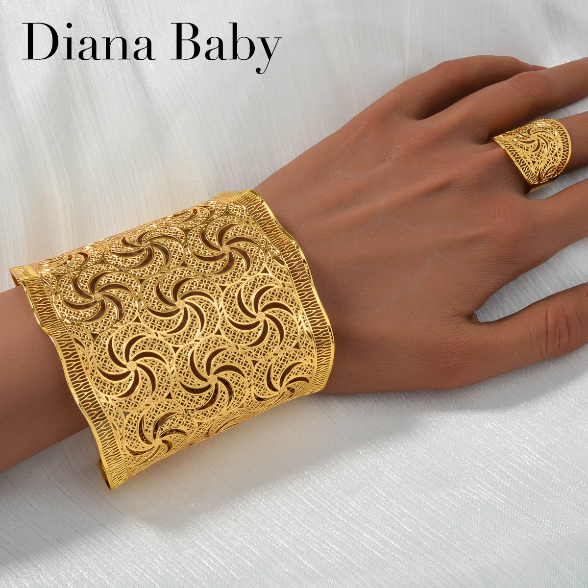 Классические романтические комплекты ювелирных изделий свадебные браслеты