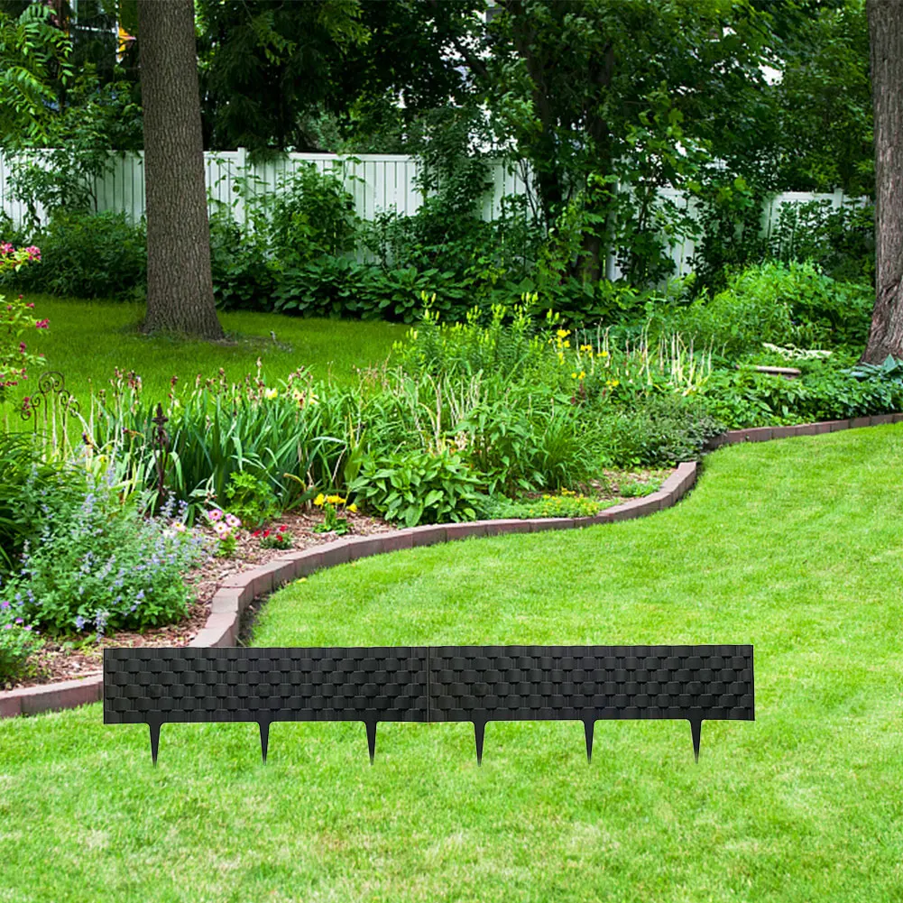 Декоративная уплотненная конструкция двора Ландшафтная дорожка газон забор