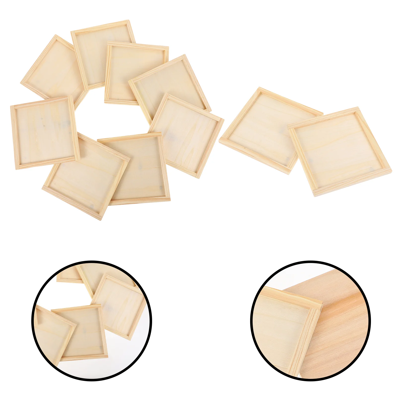 

Wood Painting Panel Pouringframes Photo Wooden Panels Frame Boardsdiy Clay Holders Crafting Kids Cradled Projects Craft