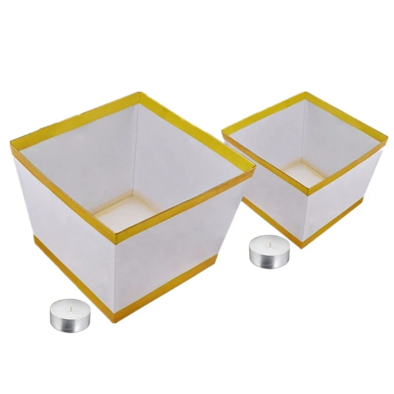 

10xWater Floating Paper Lantern Chinese Square Adrifting Lantern Lampwith