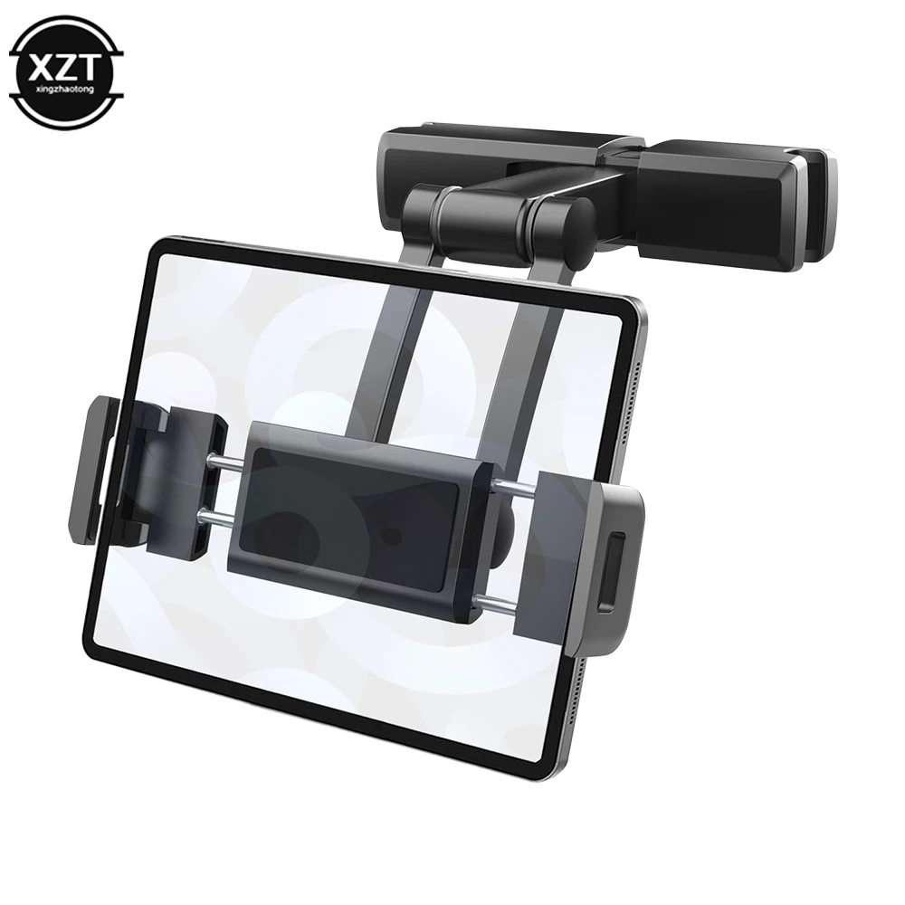 

Складной подголовник на заднее сиденье, автомобильный держатель для планшета, телефона, подставка, регулируемая поддержка для Xiaomi iPhone iPad, автомобильное мобильное крепление