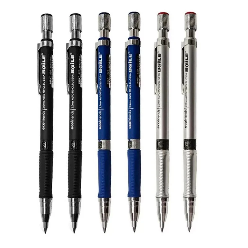 

10pcs 2.0 mm Mechanical Pencils Set 2B Automatic Student Pencils Art Sketch School Supplies Kawaii