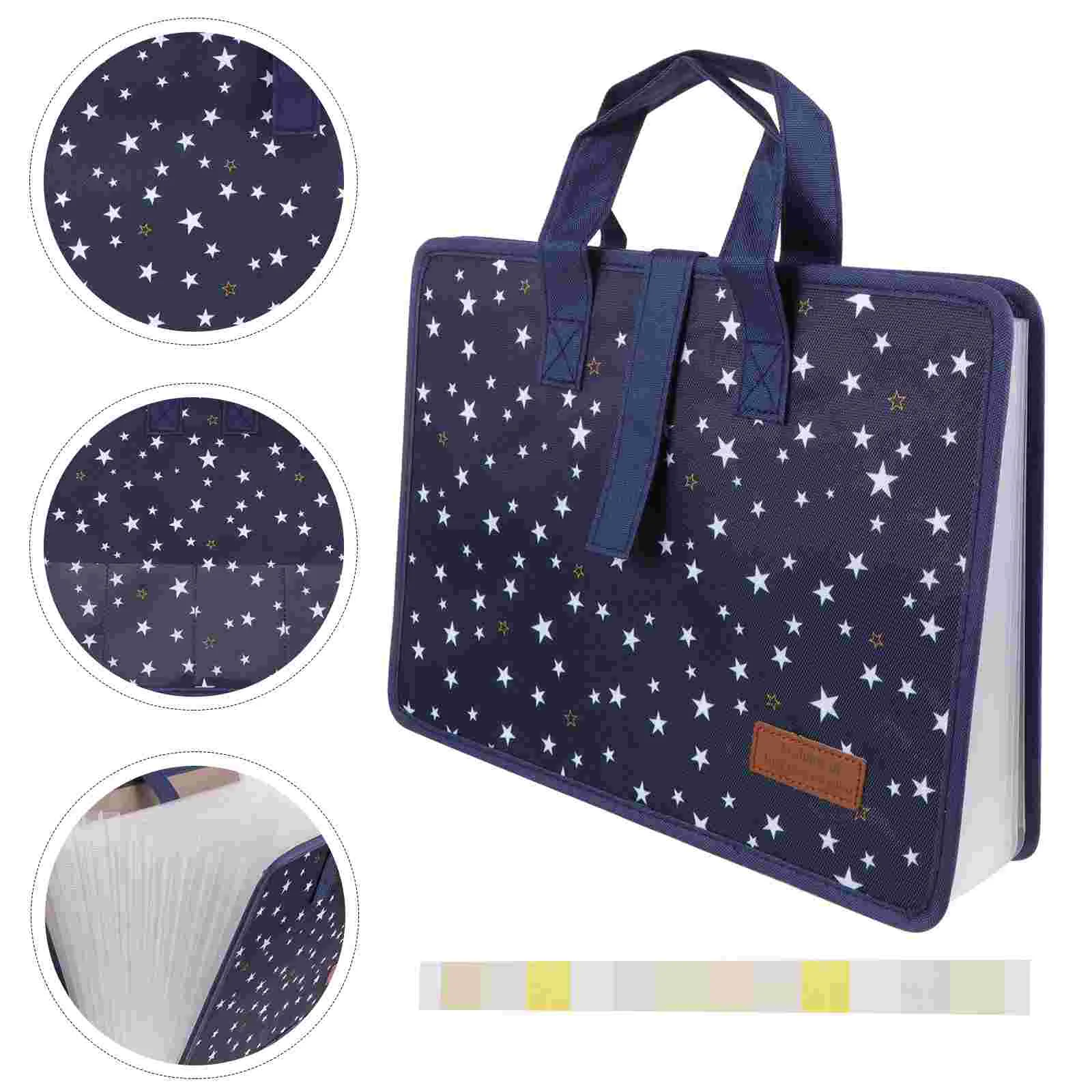 

Expanding File Folder Document Organizer 13 Pockets Filing Folder with Handle