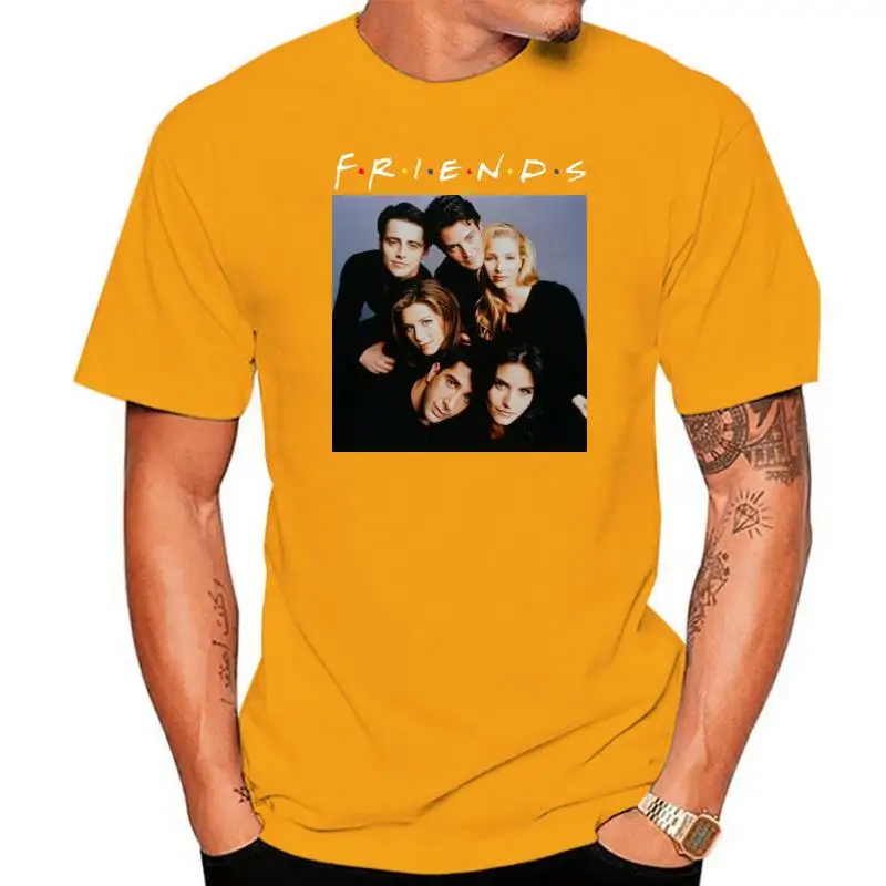 

Camiseta de serie de televisión de los 90 para hombre, camiseta negra de la famosa serie FRIENDS, talla S-5XL, nueva