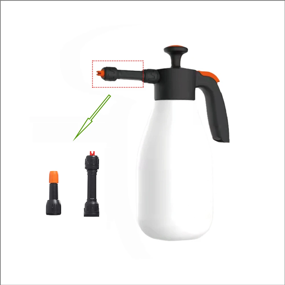 Hand Pump Foam Sprayer Hand Pressurized Foam Sprayer Pressure Foam Cannon Snow Foam Nozzle Carwash Cleaning Car Motorcycle Home