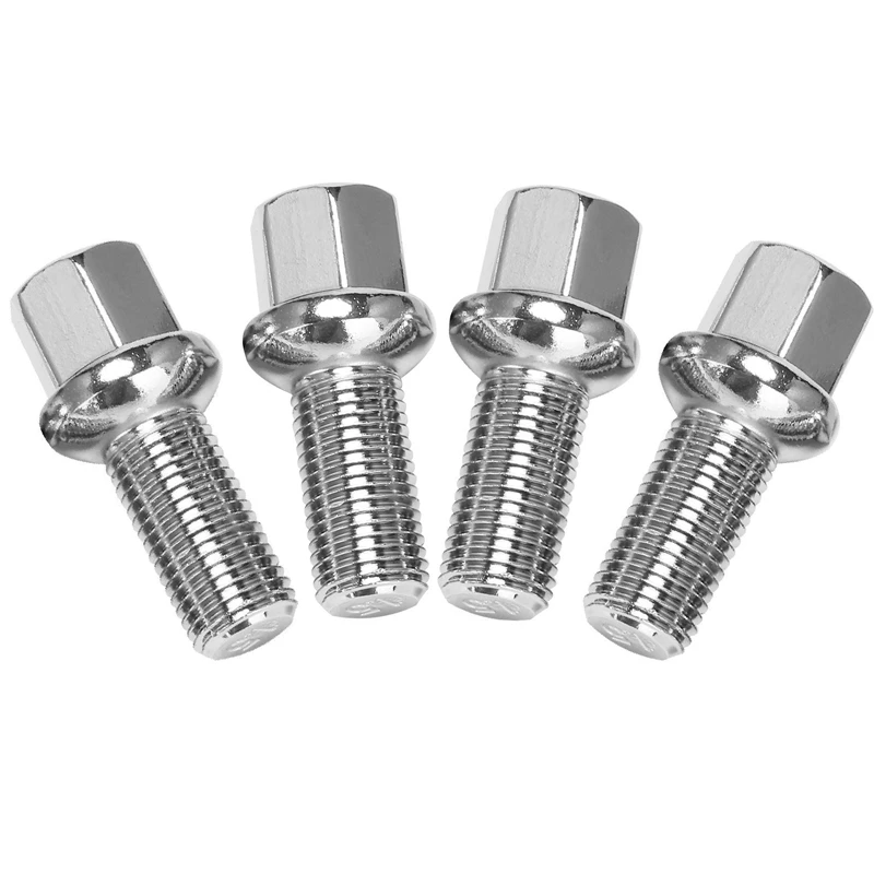 10 шт. хромированные шариковые гайки для крепления на колесо M1 5 28 мм хвостовик Porsche
