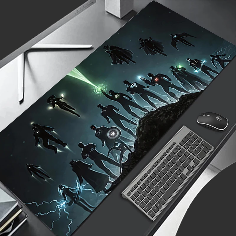 XXL Игровой Коврик Для Мыши Marvel С Аниме-принтом Водонепроницаемый